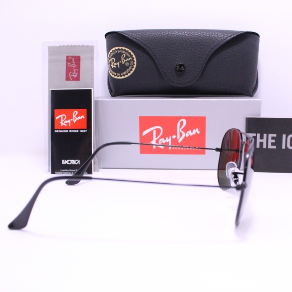 ๐ LAST ONE ๐ RAY-BAN 3025 002/58 POLARIZED BLACK - Picture 3 of 8